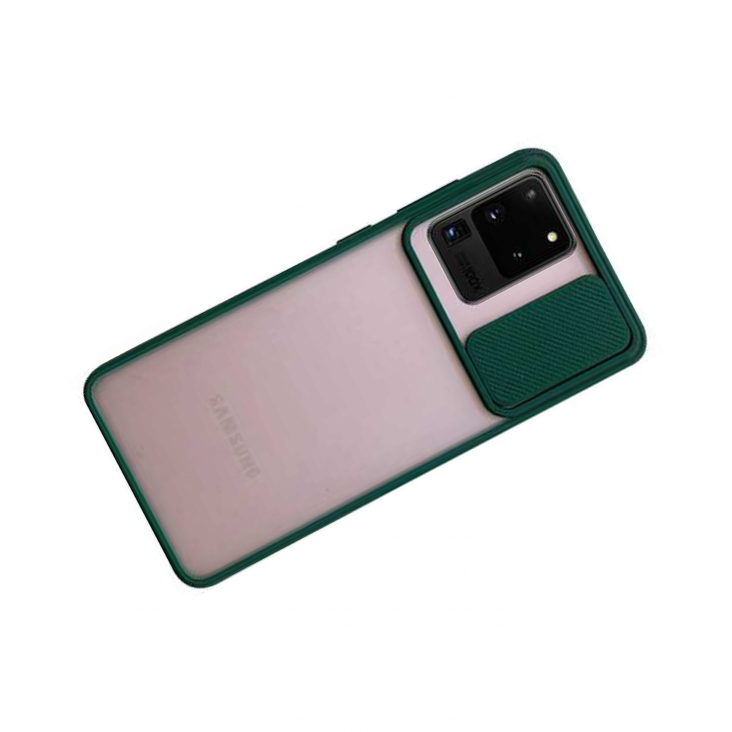Чохол Camshield mate TPU зі шторкою для камери для Samsung Galaxy S20 Ultra (Зелений) - Зображення 4