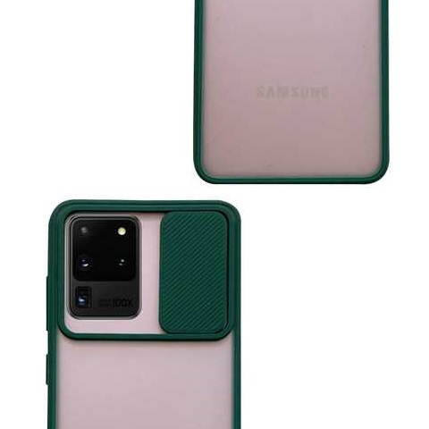 Чохол Camshield mate TPU зі шторкою для камери для Samsung Galaxy S20 Ultra (Зелений) - Зображення 3