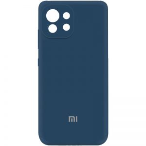 Чохол Full Soft without Logo для Xiaomi Mi 11 Lite Темно синій