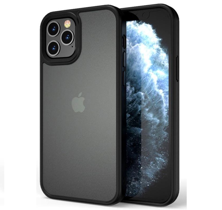 Чохол TPU+PC Metal Buttons для Apple iPhone 13/14 (6.1") (Чорний) - Зображення 2