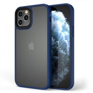 Чохол TPU+PC Metal Buttons для Apple iPhone 12 Pro Max (6.7") (Синій)