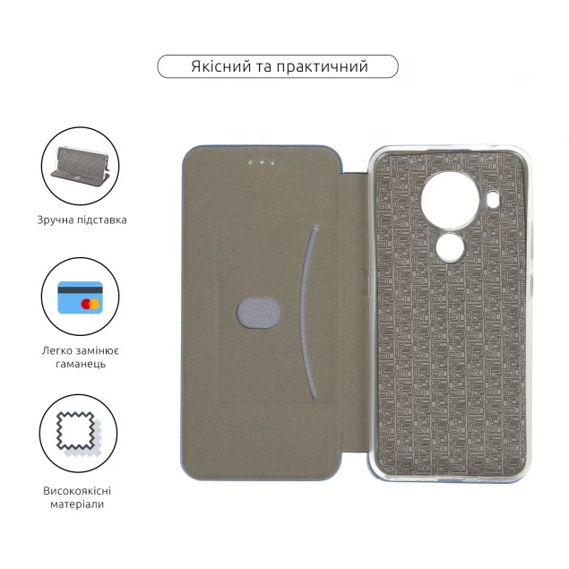 Чохол книжка G-Case для Nokia 3.4 Чорний - Зображення 4