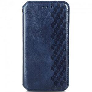 Чохол книжка шкіряний GETMAN Cubic (PU) для ZTE Blade A7s (2020) (Синій)