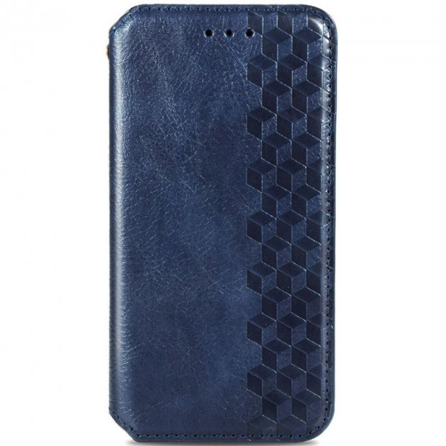 Чохол книжка шкіряний GETMAN Cubic (PU) для ZTE Blade A7s (2020) (Синій)