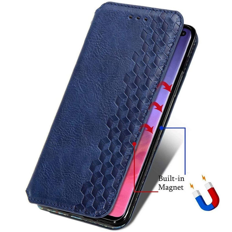 Чохол книжка шкіряний GETMAN Cubic (PU) для ZTE Blade A7s (2020) (Синій) - Зображення 3