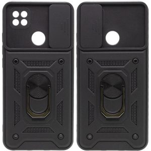 Чохол ударостійкий Camshield Serge Ring для Xiaomi Redmi 9C/10A (Чорний)