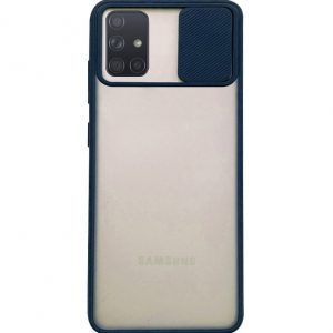 Чохол Camshield mate TPU зі шторкою для камери для Samsung Galaxy A51 (Синій)