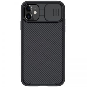 Чохол карбоновий Nillkin CamShield Pro Magnetic для Apple iPhone 11 (6.1") (Чорний)