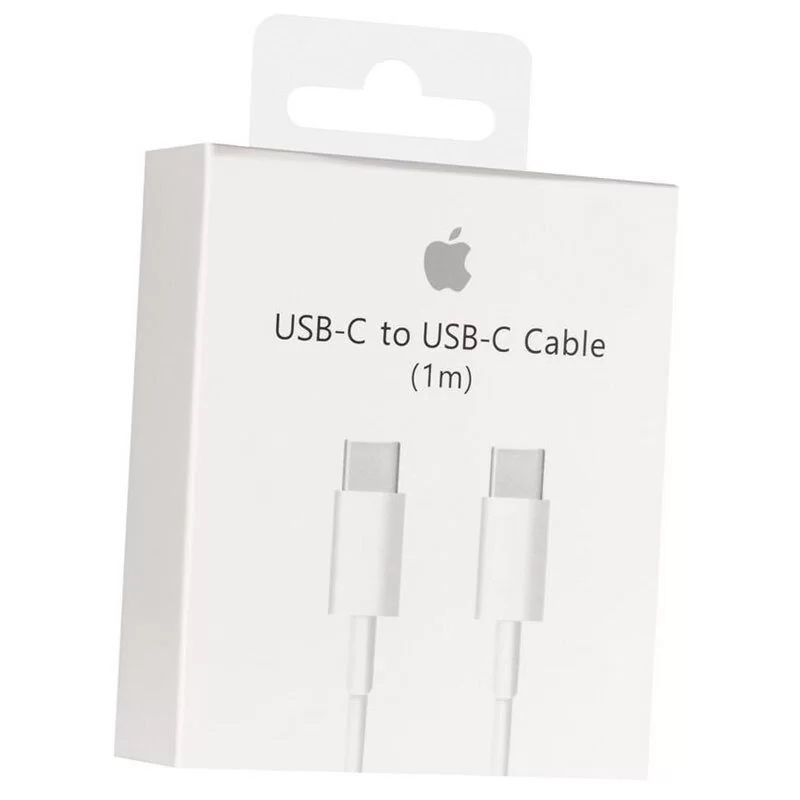 Кабель USB Apple Type-C to Type-C 1м (Box) White