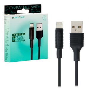 Кабель USB Borofone BX1 Micro 1m Чорний