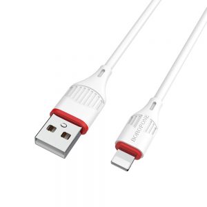 Кабель USB Borofone BX17 Lightning 1m Білий