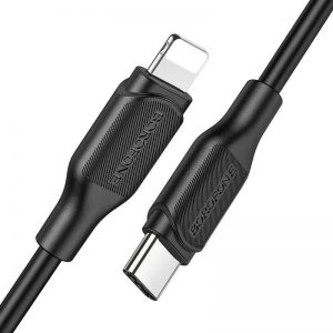 Кабель USB Borofone BX42 Silicone Type-C 1m 3A Чорний