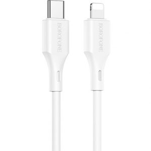 Кабель USB Borofone BX49 Type-C to Lightning 1m 3A Білий