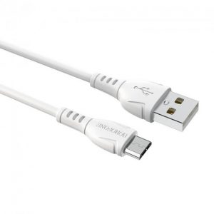 Кабель USB Borofone BX51 Micro 1m 2,4A Білий