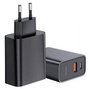 Мережевий зарядний пристрій Baseus Speed PPS Quick charger C+U 30W EU Чорний