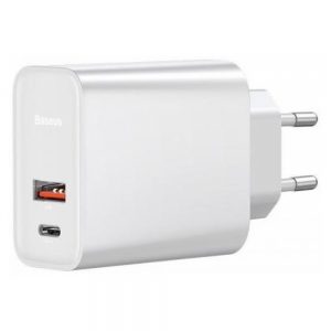 Мережевий зарядний пристрій Baseus Speed PPS Quick charger C+U 30W EU Білий