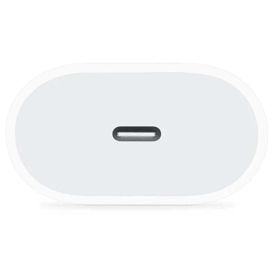 Мережевий зарядний пристрій Power Adapter Apple 20W USB-C (Premium) Білий - Зображення 3