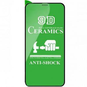Захисна плівка Ceramica для Apple iPhone 13 mini Full Glue (чорний)