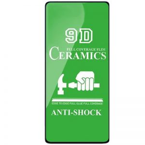 Захисна плівка Ceramica для Samsung A21 (A215)/A21S (A217) Full Glue (чорний)