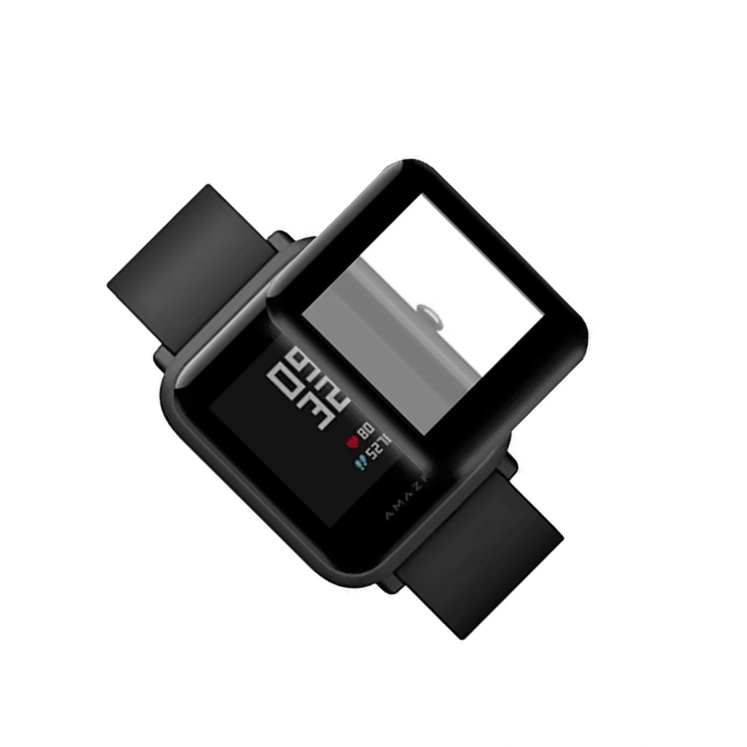 Захисна плівка полімерна для Xiaomi Amazfit Bip S Lite (Full Glue) (Чорний) - Зображення 2