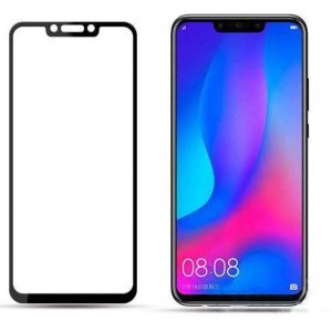Захисне скло для HUAWEI P Smart Plus (2018)/Nova 3i Full Glue Titanium (0.3 мм, чорний) Люкс