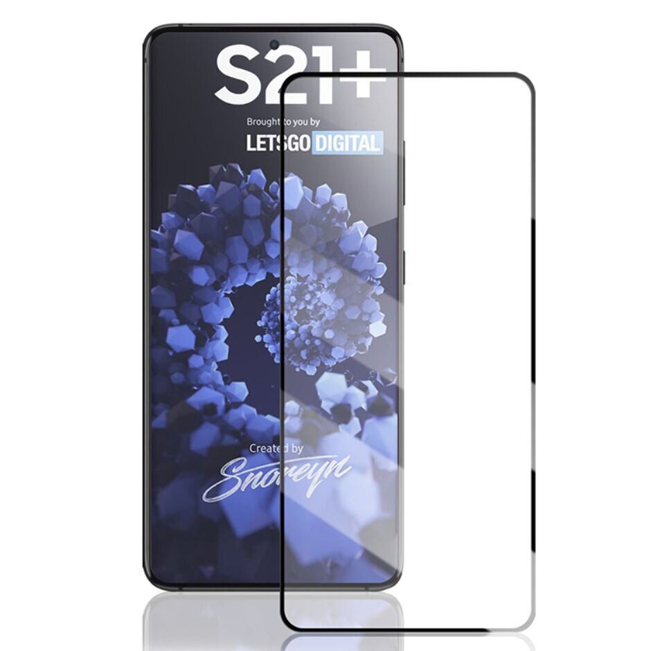 Захисне скло для Samsung S21 Plus G996 (0.3 мм, 4D ARC чорний) Люкс
