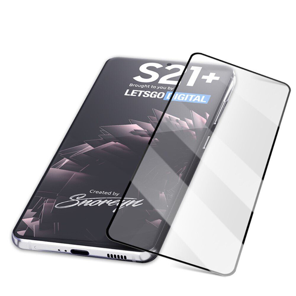 Захисне скло для Samsung S21 Plus G996 (0.3 мм, 4D ARC чорний) Люкс - Зображення 2