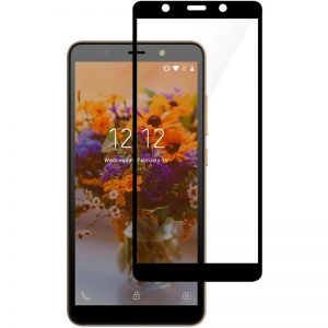 Захисне скло для TECNO POP 3 Full Glue (0.3 мм, 2.5D, чорний)