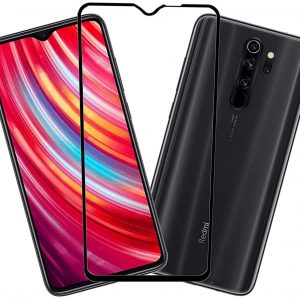 Захисне скло для Xiaomi Redmi Note 8 Pro Full Glue (0.25 мм, 2.5D, чорний) Люкс