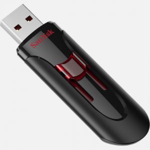 Флеш-пам'ять SanDisk Cruzer Glide 16Gb USB 3.1 Чорний/ Червоний