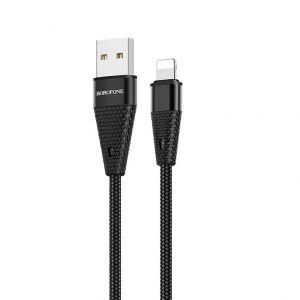 Кабель USB Borofone BU11 Lightning 1,2m Чорний