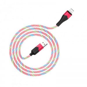Кабель USB Borofone BU19 Lightning 1m Червоний