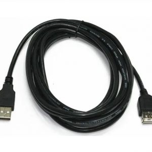 Кабель USB Подовжувач 3м Чорний
