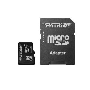 Карта пам'яті Patriot LX Series microSDXC 64Gb (UHS-1) class 10