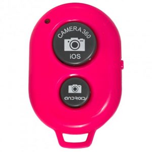 Бездротовий пульт Wireless Remote Control For Selfie Stick Рожевий