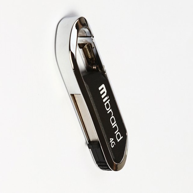 Флеш-пам'ять Mibrand Aligator 4Gb USB 2.0 Чорний - Зображення 3