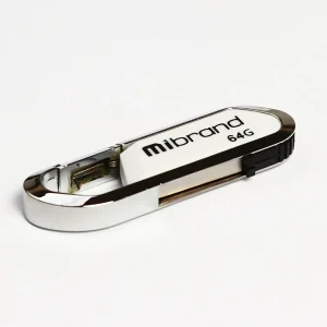 Флеш-пам'ять Mibrand Aligator 64Gb USB 2.0 Білий