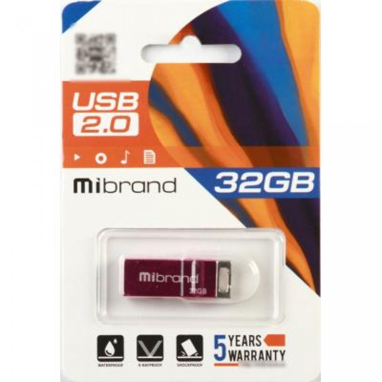 Флеш-пам'ять Mibrand Chameleon 32Gb USB 2.0 Рожевий - Зображення 4