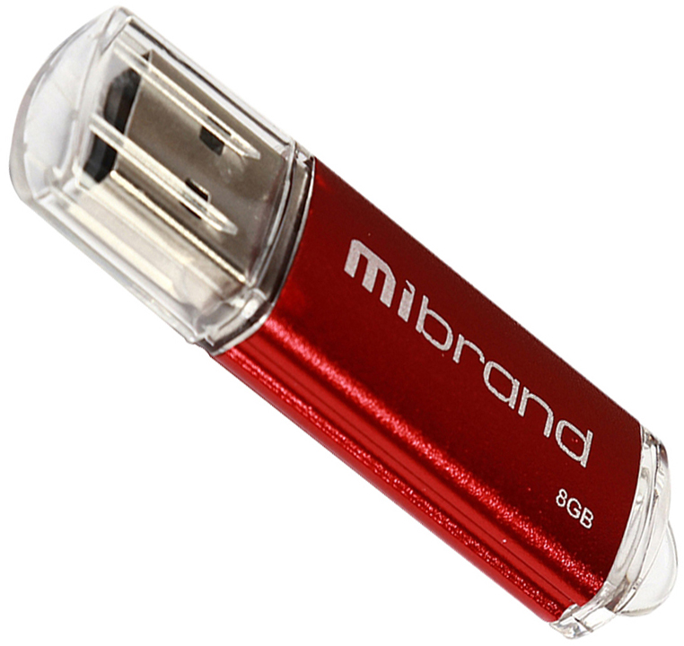 Флеш-пам'ять Mibrand Cougar 8Gb USB 2.0 Червоний