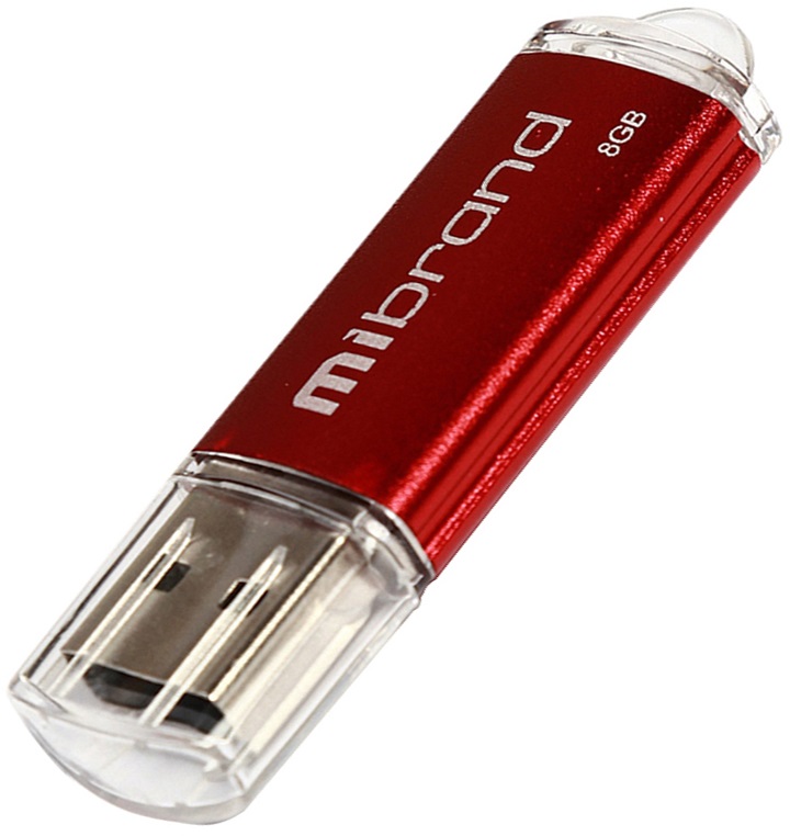 Флеш-пам'ять Mibrand Cougar 8Gb USB 2.0 Червоний - Зображення 2