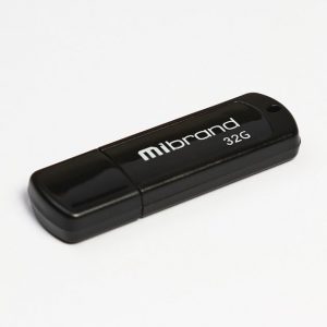 Флеш-пам'ять Mibrand Grizzly 32Gb USB 2.0 Чорний