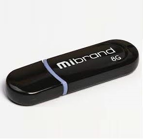 Флеш-пам'ять Mibrand Panther 8Gb USB 2.0 Чорний