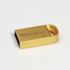 Флеш-пам'ять Mibrand lynx 4Gb USB 2.0 Золотий
