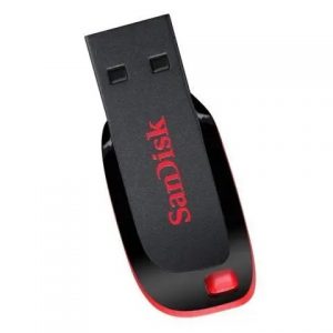 Флеш-пам'ять SanDisk Cruzer Blade 32Gb USB 2.0 Чорний/Червоний
