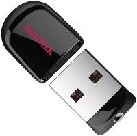 Флеш-пам'ять SanDisk Cruzer Fit 16Gb USB 2.0 Чорний
