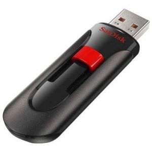 Флеш-пам'ять SanDisk Cruzer Glide 32Gb USB 2.0 Чорний/ Червоний