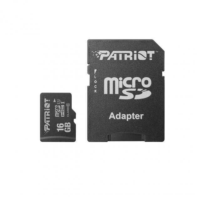 Карта пам'яті Patriot LX Series microSDHC (UHS-1) 16Gb class 10 (адаптер SD) - Зображення 4