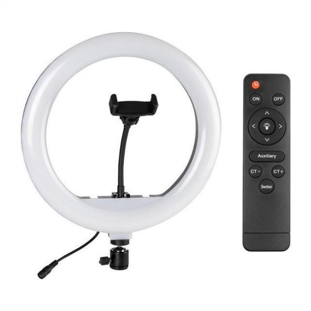 Лампа кільцева LED 33 см Arc Ring 13" + штатив - Зображення 3