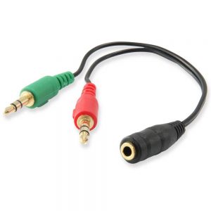Перехідник-розгалужувач Audio Splitter 3.5мм (T) - 2*3.5мм (M) Y-Type KY-191 Чорний