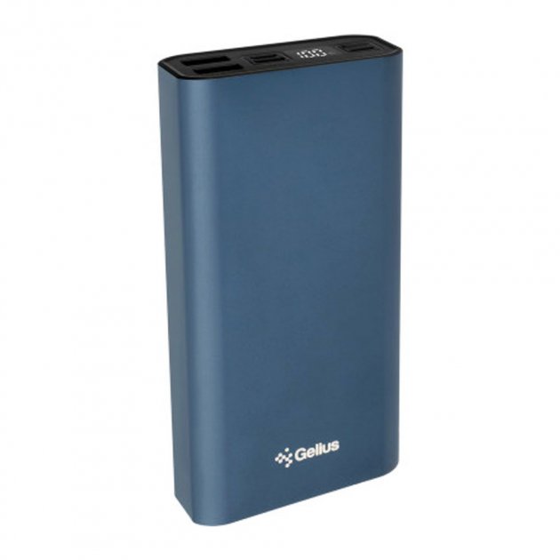 Портативний акумулятор Gelius Pro Edge 3 PD GP-PB20-210 20000mAh Темно-синій - Зображення 2